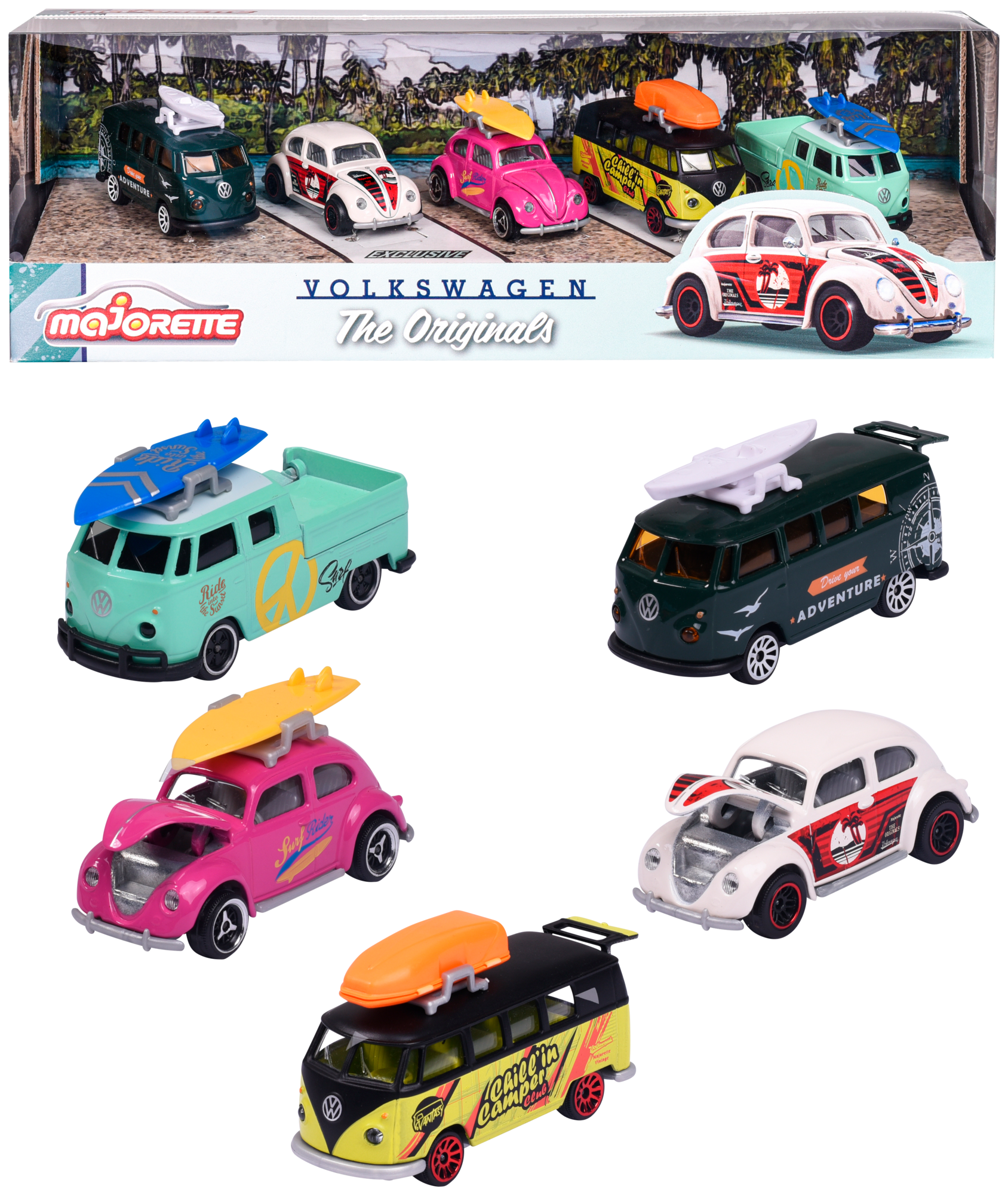 Coffret Volkswagen the originals 5 pièces