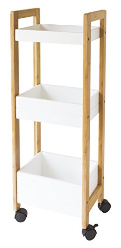 Gelco 709803 Nato Desserte avec 3 Plateaux Bamb...