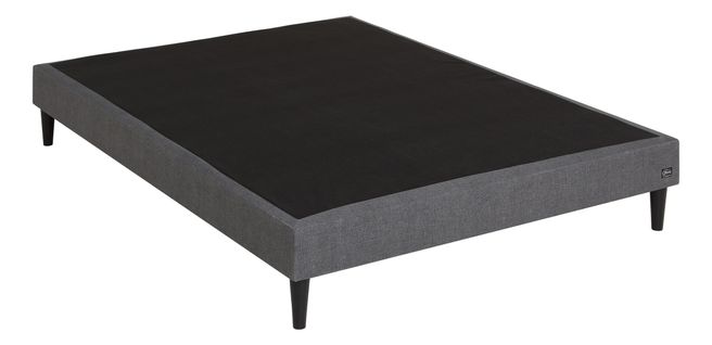DREAMEA EDITION Sommier anthracite 140x190 cm E...