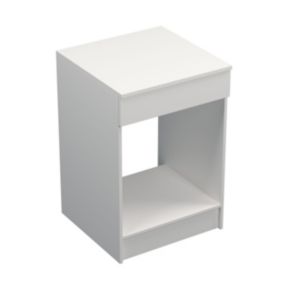  Meuble bas de cuisine pour four avec plan de travail Primalight blanc mat l. 60 cm x H. 87,9 cm code EAN 3470422404545 