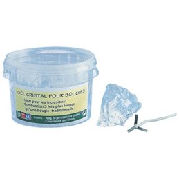 Gel Cristal bougies et mèches - Loisirs Créatif...