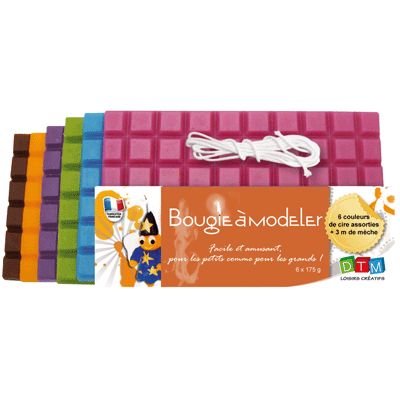 Dtm-lot De 6 Tablettes De 175g De Bougie À Mode...