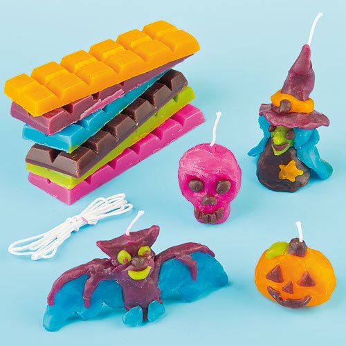 Kit de fabrication de bougie Halloween pour enf...