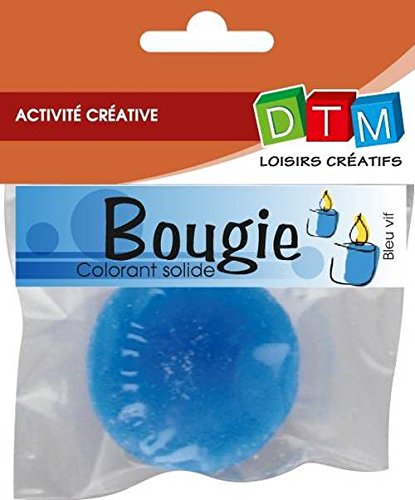 colorant solide pour bougie - 20 g - Bleu - DTM