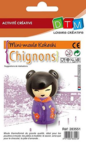 Moule thermoformé - Kokeshi chignon - DTM