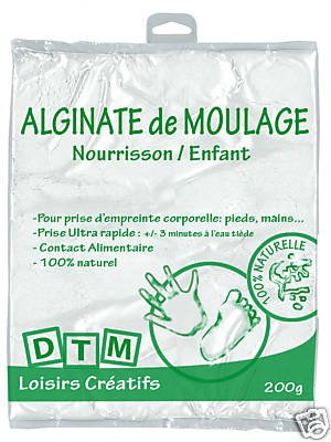 DTM - Alginate de moulage 200g - Empreintes de ...