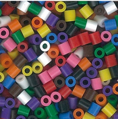 Perlou DTM - Sachet de 3000 perles à repasser, couleurs vives assorties 3471057311017 (3471057311017)