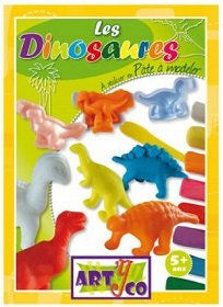 Pâte à modeler - Kit créatif dinosaures