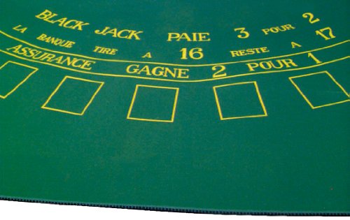 - 550610 - jeu de casino - tapis de black jack ...