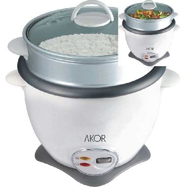 Cuiseur riz et légume 2 en 1 Blanc