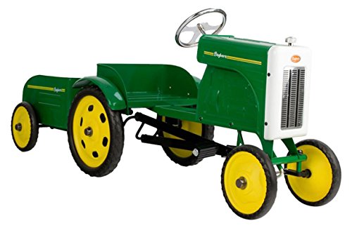 Baghera - Tracteur À Pédale Et Sa Remorque