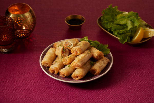 Pâtés Impériaux poulet Halal surgelés