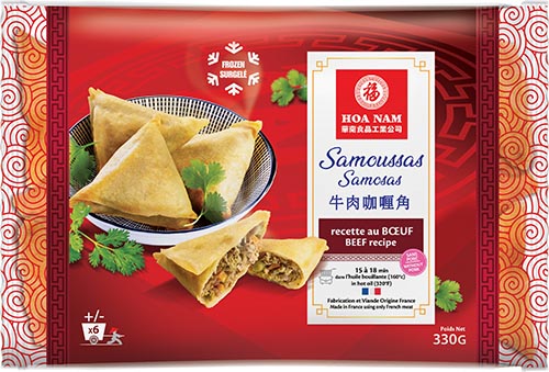 SAMOUSSAS RECETTE AU BŒUF SURGELÉS