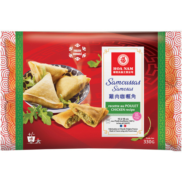 Samoussas surgelés
