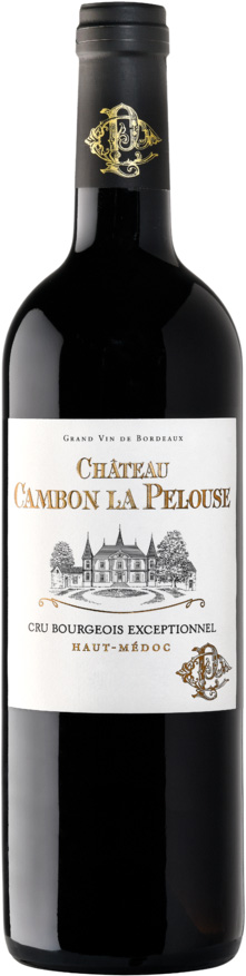  HAUT-MÉDOC AOP ROUGE CRU BOURGEOIS EXCEPTIONNEL CHÂTEAU CAMBON LA PELOUSE 2022 code EAN 3475290000059 