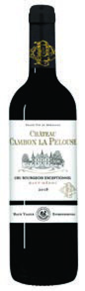  AOP(1) HAUT-MÉDOC CRU BOURGEOIS EXCEPTIONNEL CHÂTEAU CAMBON LA PELOUSE 2018. code EAN 3475290013189 