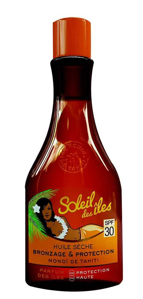 HUILE SÈCHE BRONZAGE & PROTECTION “SOLEIL DES ÎLES” 3476130149204 