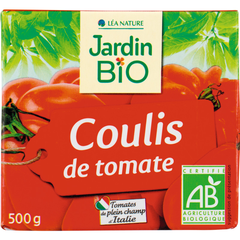 COULIS DE TOMATE Jardin bio