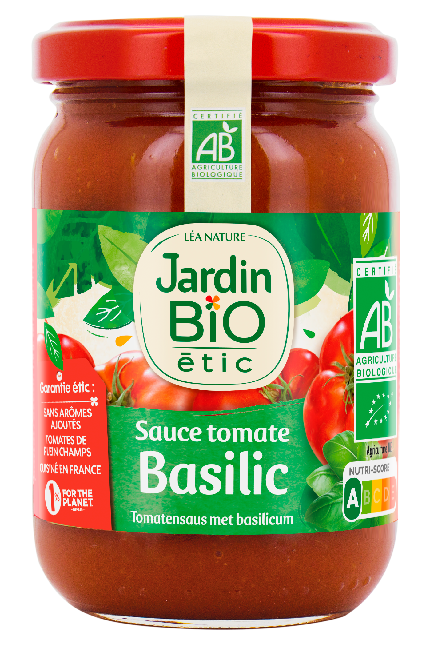 SAUCE TOMATE BASILIC BIO