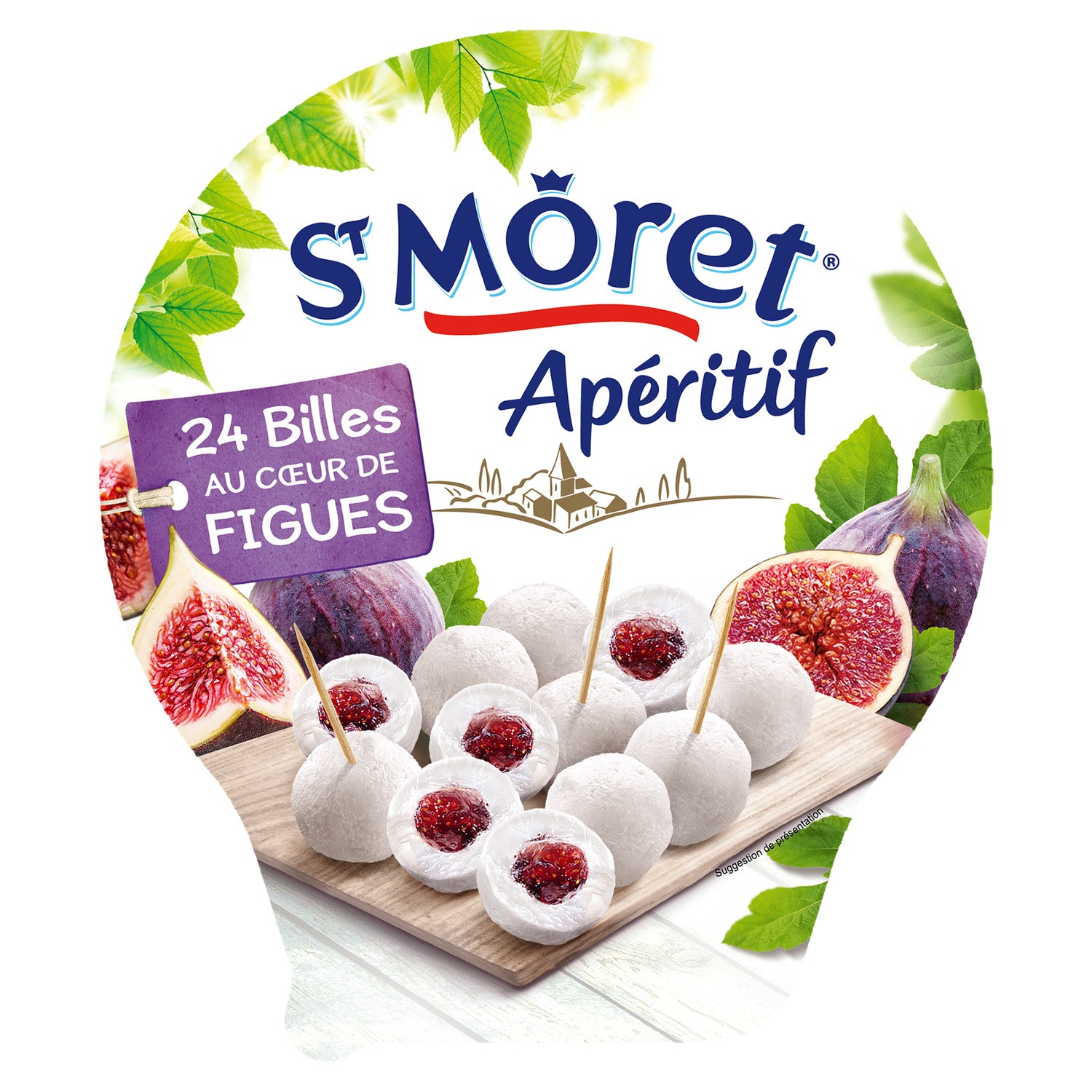 Fromage billes cœur figues ST MORET