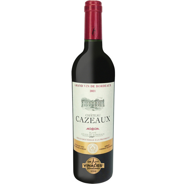 CHÂTEAU CAZEAUX BLAYE CÔTES DE BORDEAUX code EAN 3480520009733 