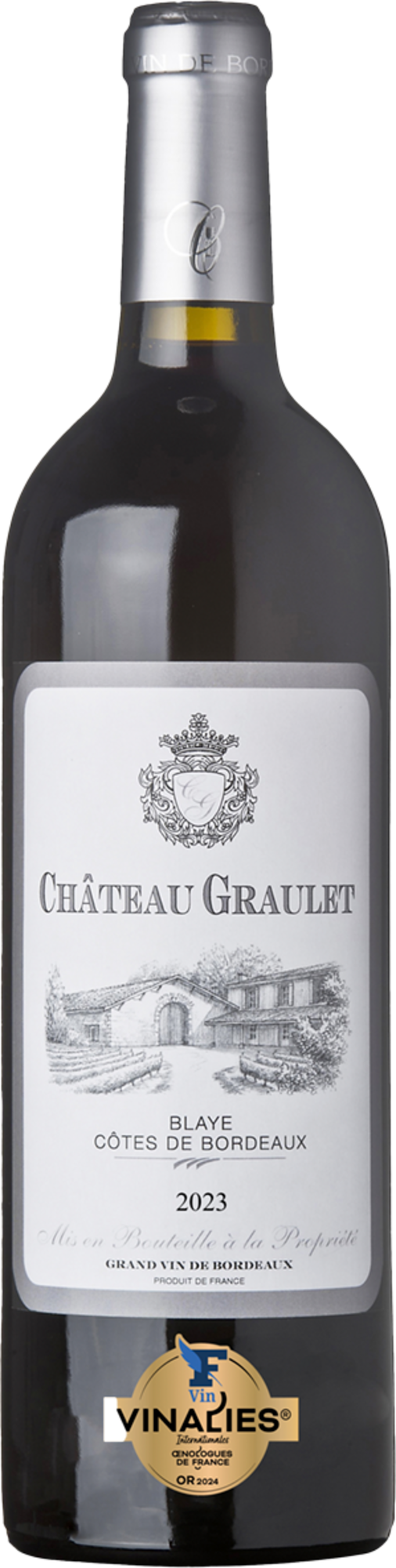 AOP BLAYE CÔTES DE BORDEAUX ROUGE - CHÂTEAU GRA...