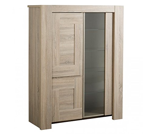 0192arge mathis buffet bois blanc 123 x 48 x 15...