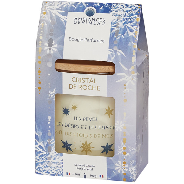 Bougie parfumée 2 mèches dans verre ovale