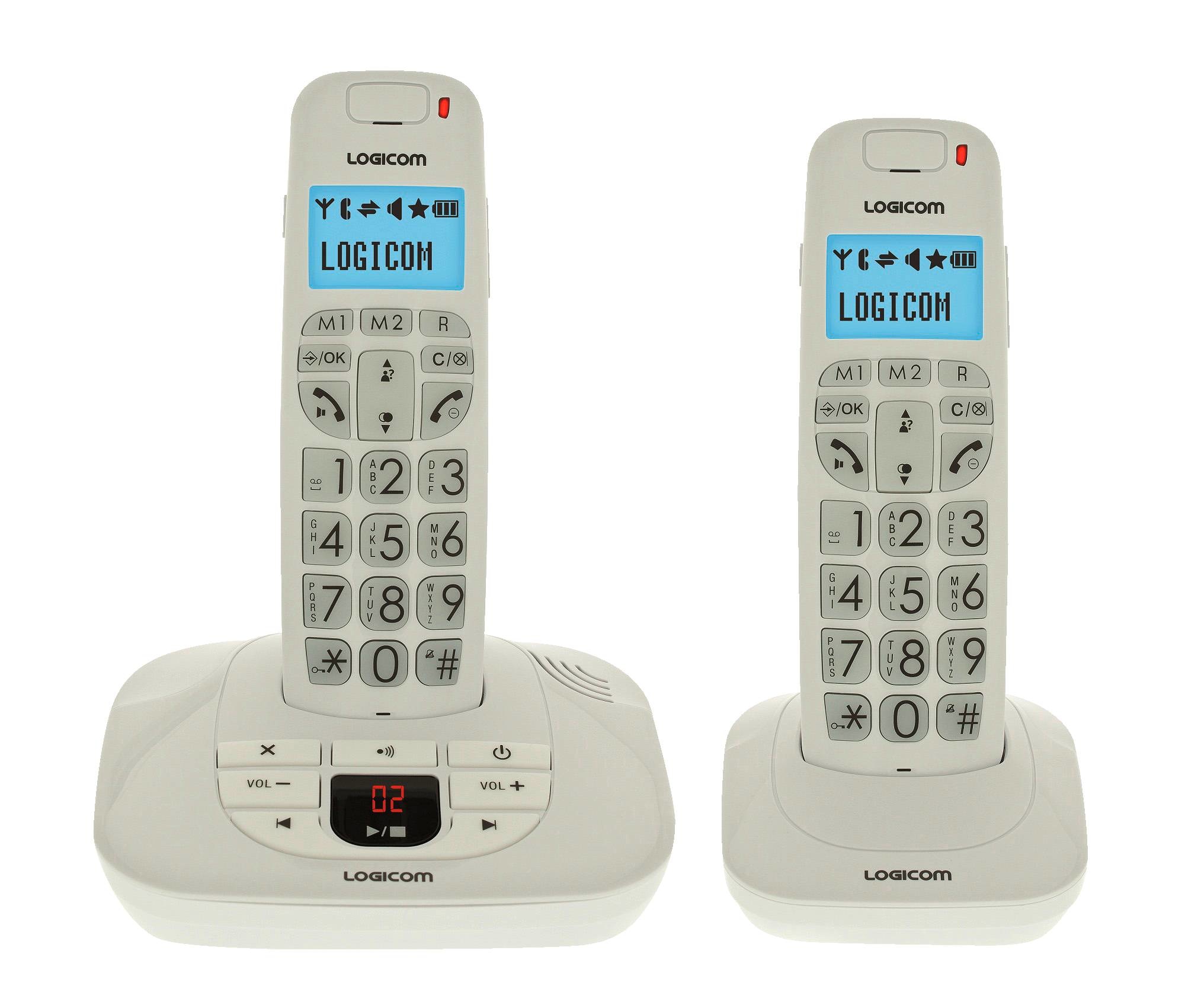 Téléphone fixe DECT répondeur sans fil
