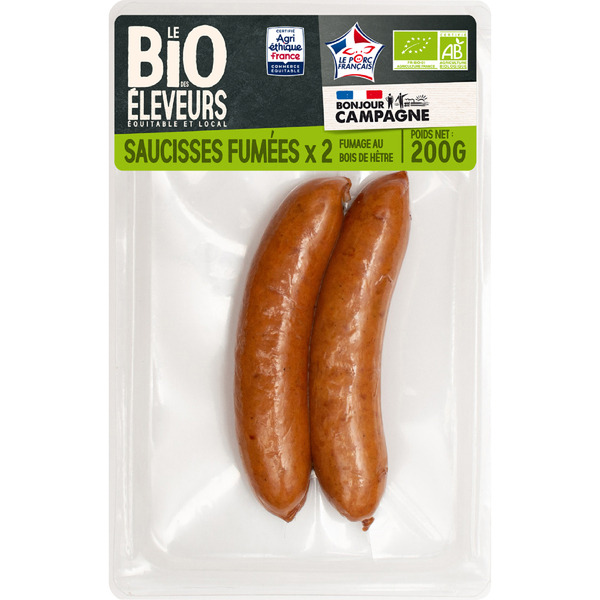 Saucisses Fumées Bio