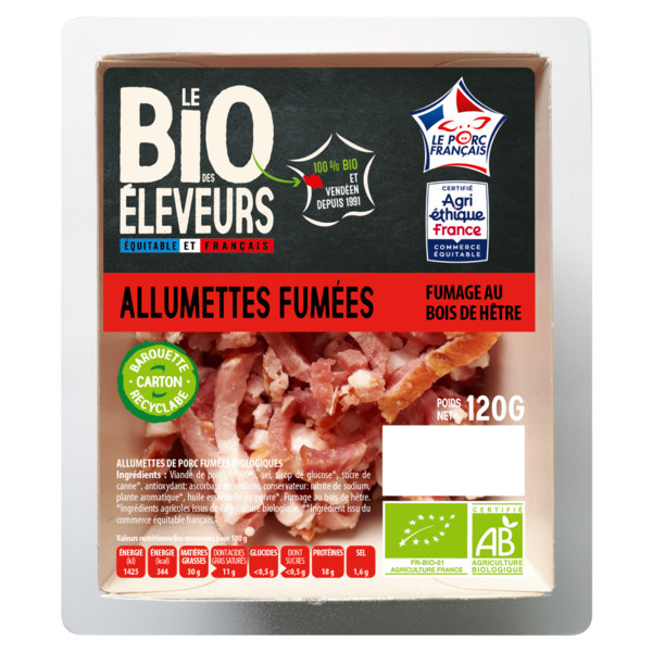 ALLUMETTES FUMÉES BIO 

