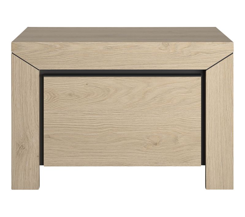  Chevet 1 tiroir BRUGGES imitation châtaignier naturel code EAN 3483601116672 