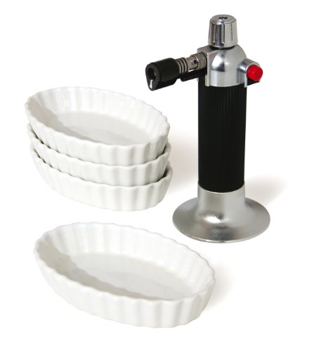 F46100 chalumeaux ensemble pour crème brûlée