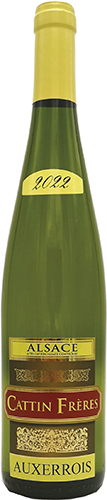 CATTIN FRÈRES AOC AUXERROIS BLANC SEC code EAN 3488330006256 