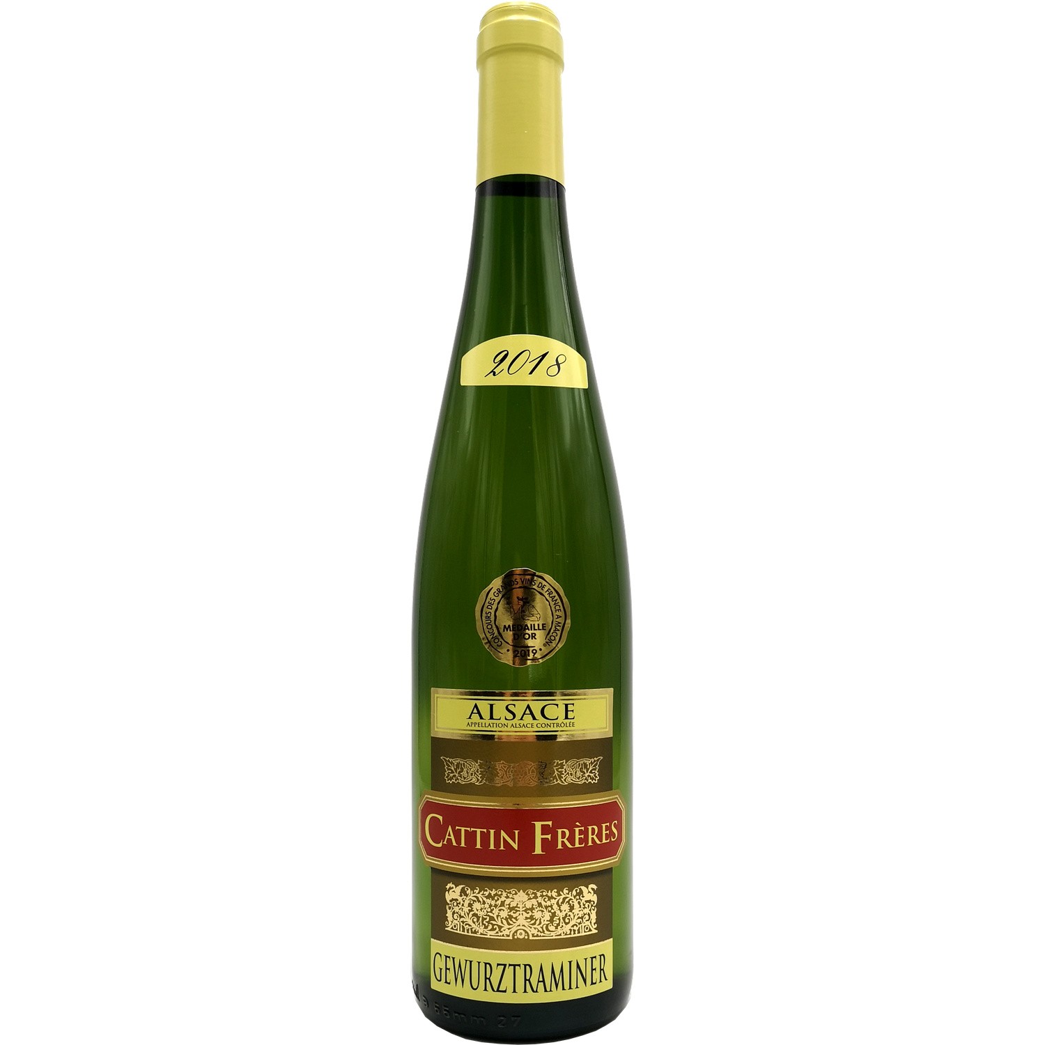 Vin blanc D'Alsace Gewurztraminer CATTIN FRERES