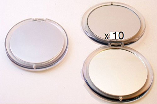 Miroir de sac, grossissant X 10, double face - diam. 11cm - NOVAX 3488400125054 NOVAX