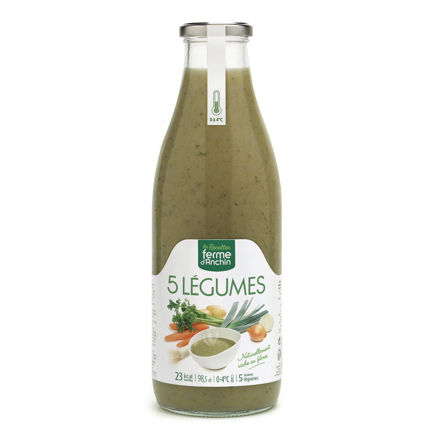 RECET.FERME D'ANCHIN Soupe 5 légumes FERME D'ANCHIN code EAN 3490211000017 