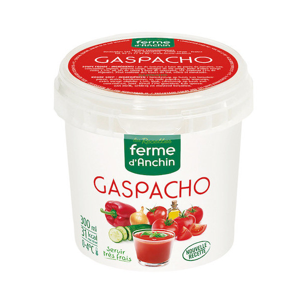 30 % DE REMISE IMMÉDIATE Sur les Gaspachos de la marque FERME D'ANCHIN 3490213000176 