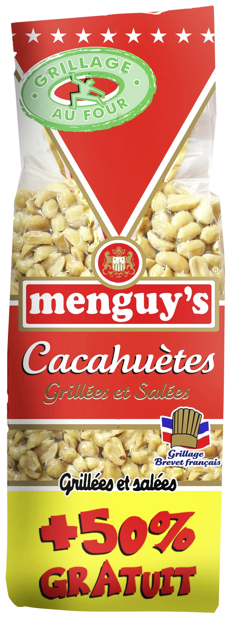 Cacahuètes grillées et salées Menguy's