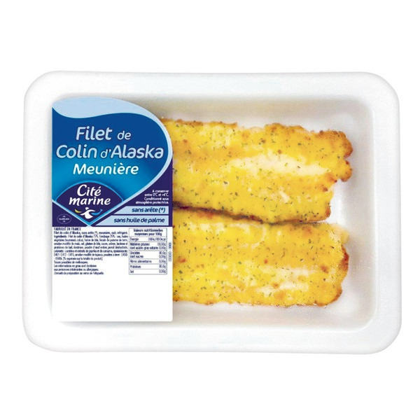 FILET DE COLIN D'ALASKA MEUNIÈRE CITÉ MARINE 3492500059850 (3492500059850)