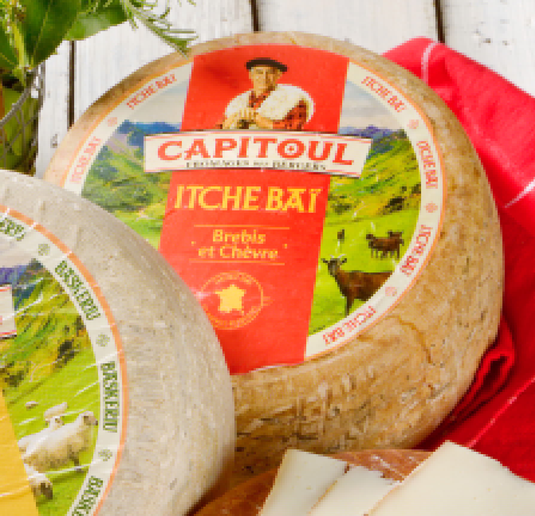 “CAPITOUL” ITCHEBAI CHÈVRE / BREBIS
34% MAT.GR. code EAN 3492840969284 