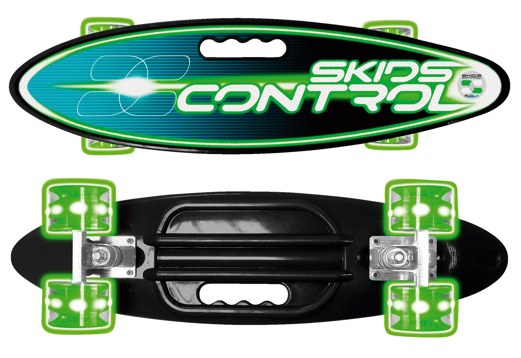 SKIDS CONTROL SKATEBOARD OU TROTTINETTE AVEC ROUES LUMIENUSES code EAN 3496271233105 