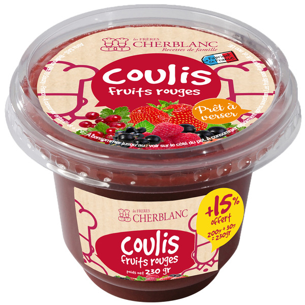 COULIS DE FRUITS ROUGES
