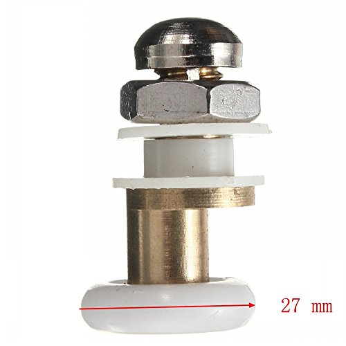 Ungfu Mall ungfu Cool Rouleau de remplacement porte de douche en laiton de porte en verre roue Poulie, 27mm code EAN 3497123057979 