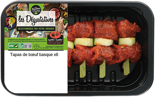 TAPAS DE BŒUF LIMOUSIN MARINÉ GOÛT BASQUE