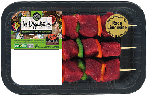 BROCHETTE DE BŒUF LIMOUSIN X 3