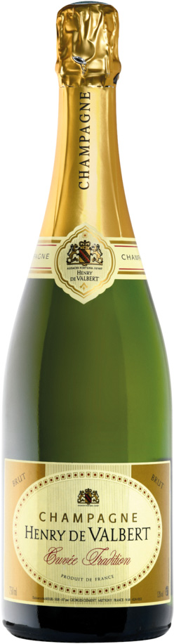  CHAMPAGNE AOP BRUT HENRY DE VALBERT code EAN 3497840000043 