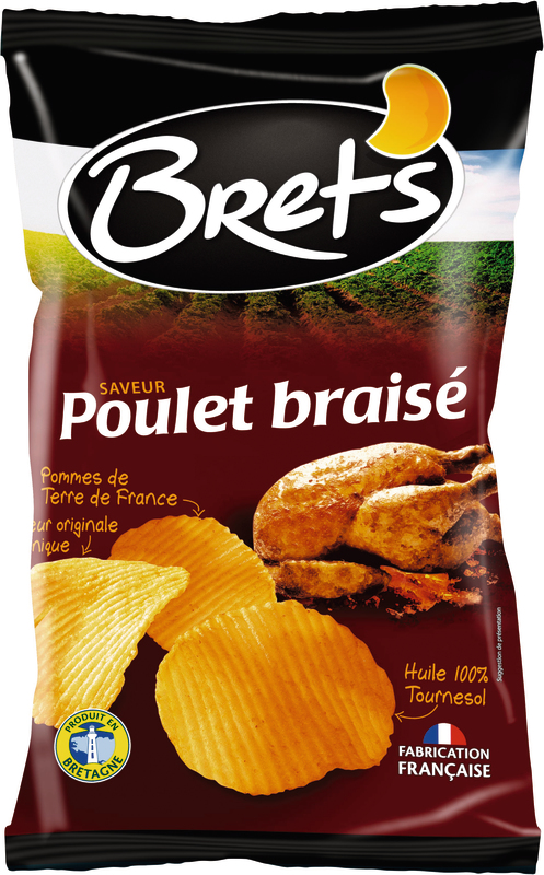 BRET'S CHIPS POULET BRAISÉ code EAN 3497911101129 