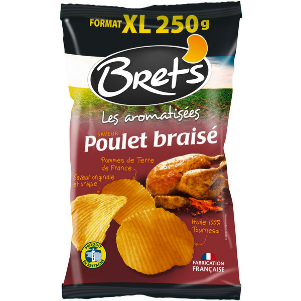 Chips saveur poulet braisé