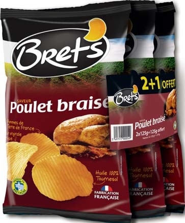 CHIPS AROMATISÉES "BRET'S" 3497917000549 (3497917000549)